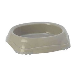 Moderna Kedi Plastik Mama Ve Su Kabı Gri