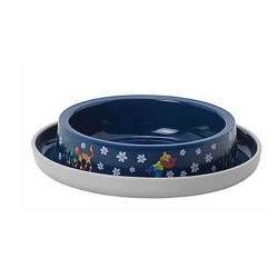 Moderna Trendy Friends Kedi Plastik Mama Kabı Lacivert