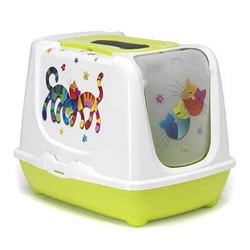 Moderna Trendy Kapalı Kedi Tuvaleti 39,5X50X37,5 Cm