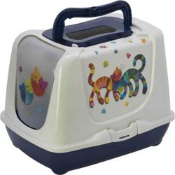 Moderna Trendy Kartuşlu Kapalı Kedi Tuvaleti 57 Cm