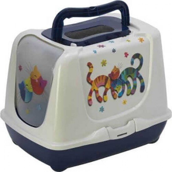 Moderna Trendy Kartuşlu Kapalı Kedi Tuvaleti 57 Cm