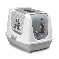 Moderna Trendy Love Kapalı Kedi Tuvaleti