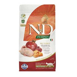 ​N&D Balkabaklı Bıldırcınlı Narlı Kısırlaştırılmış Kedi Maması