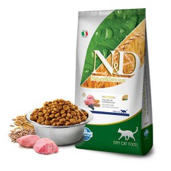 N&D Az Tahıllı Neutered Kuzulu Yaban Mersinli Kısırlaştırılmış Kedi Maması