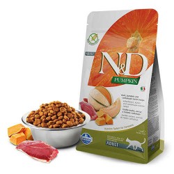 ​N&D Balkabaklı Ördek Ve Kavunlu Yetişkin Kedi Maması