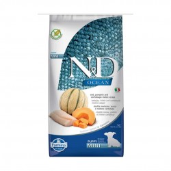 N&D Ocean Morina Balığı Balkabak ve Kavunlu Mini Irk Yavru Köpek Maması 7kg