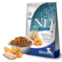 N&D Ocean Morina Balkabak ve Kavunlu Mini Yavru Köpek Maması