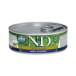 N&D Prime Kuzu & Yaban Mersini Yetişkin Kedi Konservesi