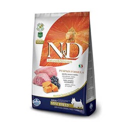 N&D Pumpkin Tahılsız Bal Kabaklı Kuzu Etli Küçük Irk Yetişkin Köpek Maması