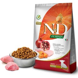 N&D Pumpkin Tavuklu Narlı Tahılsız Mini Yavru Köpek Maması