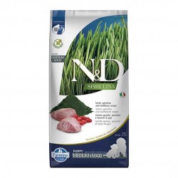 N&D Spirulina Kuzulu Orta ve Büyük Irk Tahılsız Yavru Köpek Maması 7kg