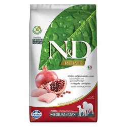 N&D Tahılsız Tavuklu Narlı Medıum&Maxı Yetişkin Köpek Maması