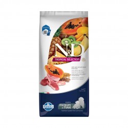 ND Tropical Selection Kuzu Etli ve Tropikal Meyveli Orta ve Büyük Irk Yavru Köpek Maması 10kg