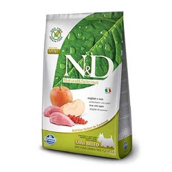 N&D Yaban Domuzlu Ve Elmalı Tahılsız Küçük Irk Yetişkin Köpek Maması