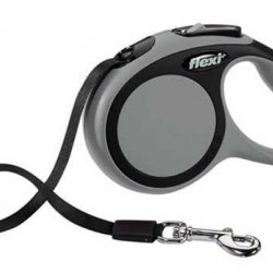 New Comfort Otomatik Köpek Gezdirme Tasması Gri