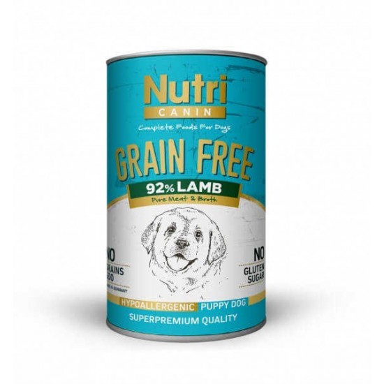 Nutri Canin Tahılsız Puppy Lamb Sweet Potatoes Köpek Konservesi