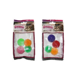 Pawise Glitter Ball 4 Lü Kedi Topu