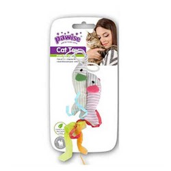 Pawise İkiz Balık Kedi Oyuncağı