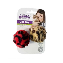 Pawise Kedi Oyuncağı Leopar Catnip Top 2 Adet
