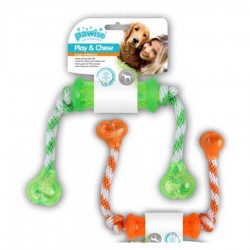 Pawise Kemirme Köpek Oyuncağı İpli Halter