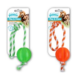 Pawise Köpek Kemirme Oyuncağı İpli Top