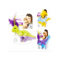 Pawise Kumaş Kedi Oyuncağı Meow Meow Life-Dinosaur