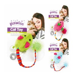 Pawise Peluş Uzun Kuyruklu Fare Kedi Oyuncağı