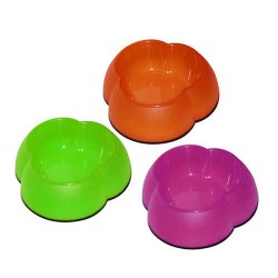 Pawise Plastik Köpek Mama Su Kabı Çiçek Şekilli