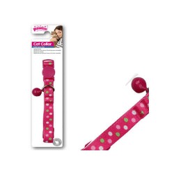 Pawise Puantiyeli Pembe Kedi Boyun Tasması