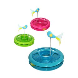 Pawise Spiral Kuşlu Oyun Çemberi Kedi Oyuncağı