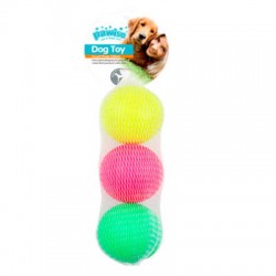 Pawise Üçlü Sünger Top Parlak Renk