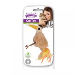 Pawise Uzun Tüylü Devekuşu Kedi Oyuncağı