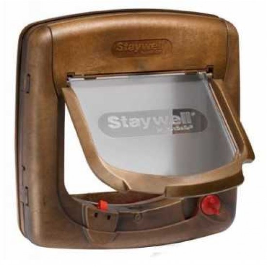 Pet Safe Staywell Manuel Delux 4 Yönlü Kedi Kapısı Ahşap Görünümlü