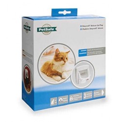 Pet Safe Staywell Manuel Delux 4 Yönlü Kedi Kapısı Beyaz