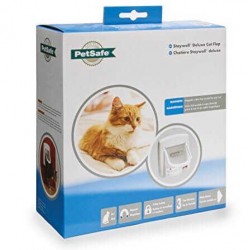 Pet Safe Staywell Manuel Delux 4 Yönlü Kedi Kapısı Beyaz