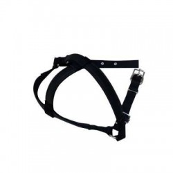 Pet Style Yumuşak Dokulu Köpek Göğüs Tasması Siyah