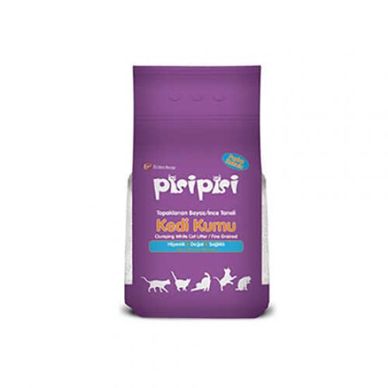 Pisipisi Topaklaşan Bentonit İnce Kedi Kumu