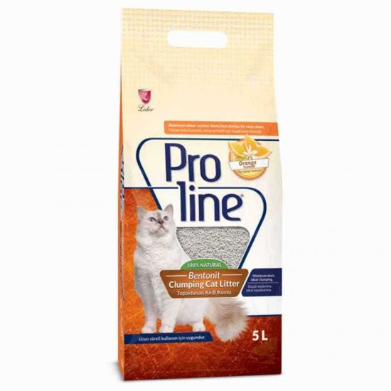 Proline Portakal Kokulu Bentonit Kedi Kumu