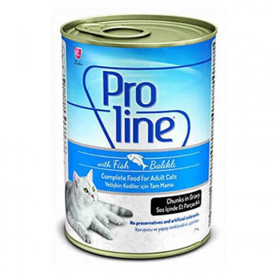 Proline Soslu Balıklı Yetişkin Kedi Konservesi