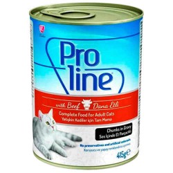 Proline Soslu Biftekli Yetişkin Kedi Konservesi