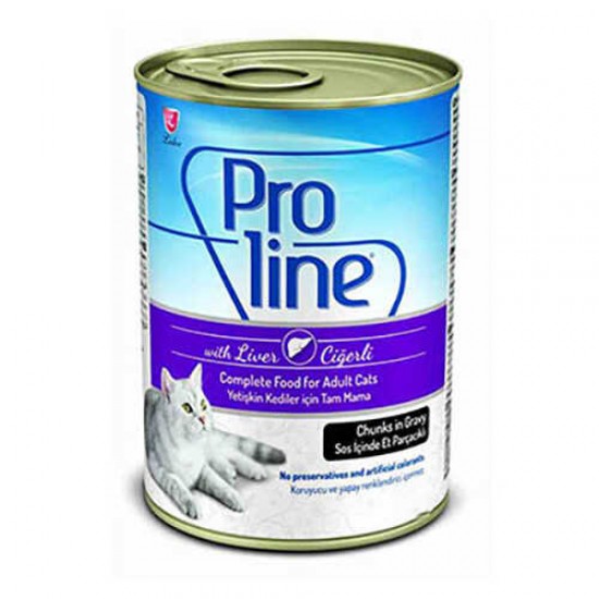 Proline Soslu Ciğerli Yetişkin Kedi Konservesi