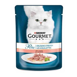 Purina Gourmet Perle Izgara Somonlu Yetişkin Kedi Konservesi Pouch