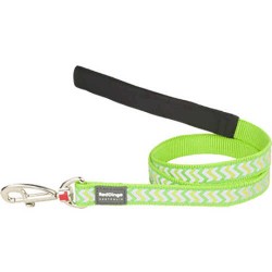 Reddingo Fosforlu Zıggy Desenli Lıme Köpek Gezdirme Tasması