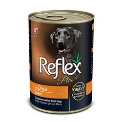 Reflex Plus Ördekli Soslu Et Parçacıklı Yetişkin Köpek Konservesi