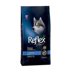 Reflex Plus Orta Ve Büyük Irklar İçin Somonlu Yetişkin Köpek Maması