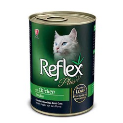 Reflex Plus Pate Tavuklu Et Parçacıklı Yetişkin Kedi Konservesi