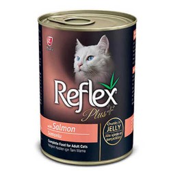 Reflex Plus Somonlu Jöleli Et Parçacıklı Yetişkin Kedi Konservesi