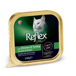 Reflex Plus Tavuk Ve Hindili Pate Yetişkin Kedi Konservesi