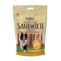Reflex Tavuk Sandviç Çubuk Kurutulmuş Et Köpek Köpek Ödülü
