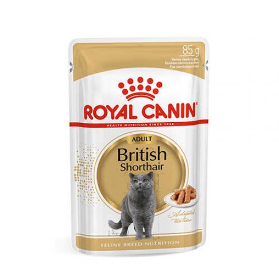 Royal Canin British Shorthair Adult Yetişkin Kedi Konservesi Pouch